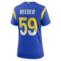 Women's Nike Troy Reeder  Royal Los Angeles Rams Team Game Jersey