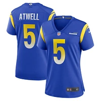 Women's Nike Tutu Atwell Royal Los Angeles Rams Home Game Jersey