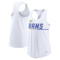 Débardeur à dos nageur Nike Los Angeles Rams Team Name City pour femme - Blanc