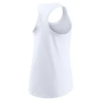 Women's Nike White Los Angeles Rams Team Name City Tri-Blend Racerback Tank Top