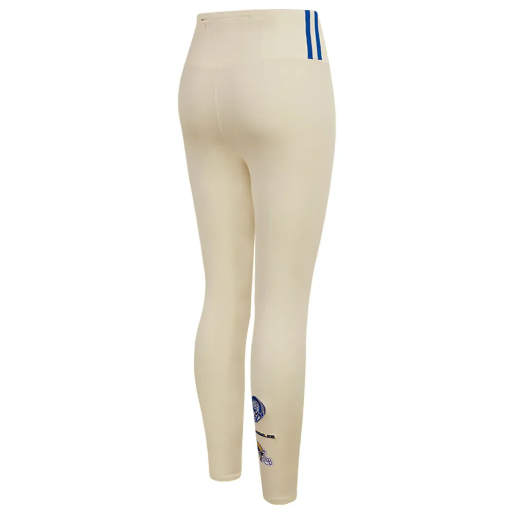 Women's Pro Standard Cream Los Angeles Rams Retro Classic Jersey Leggings