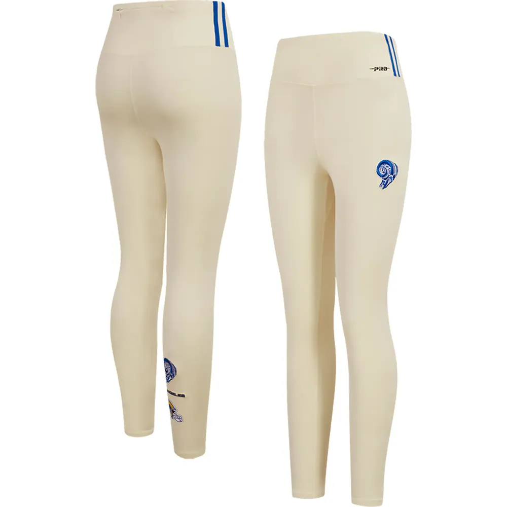 Pro Standard Women's Pro Standard Cream Los Angeles Rams Retro Classic  Jersey Leggings