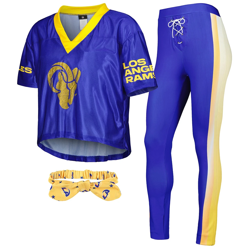 Ensemble de costume pour femme Royal Los Angeles Rams Game Day