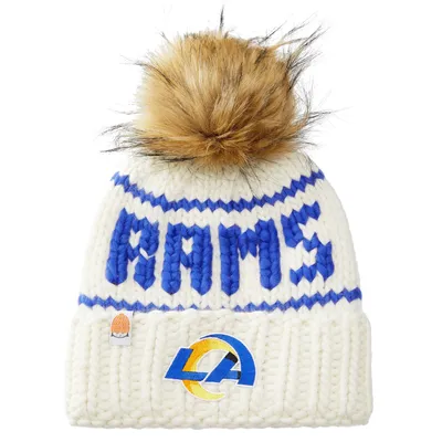 Lids Los Angeles Rams New Era Logo Dispatch Cuffed Knit Hat with Pom -  Black