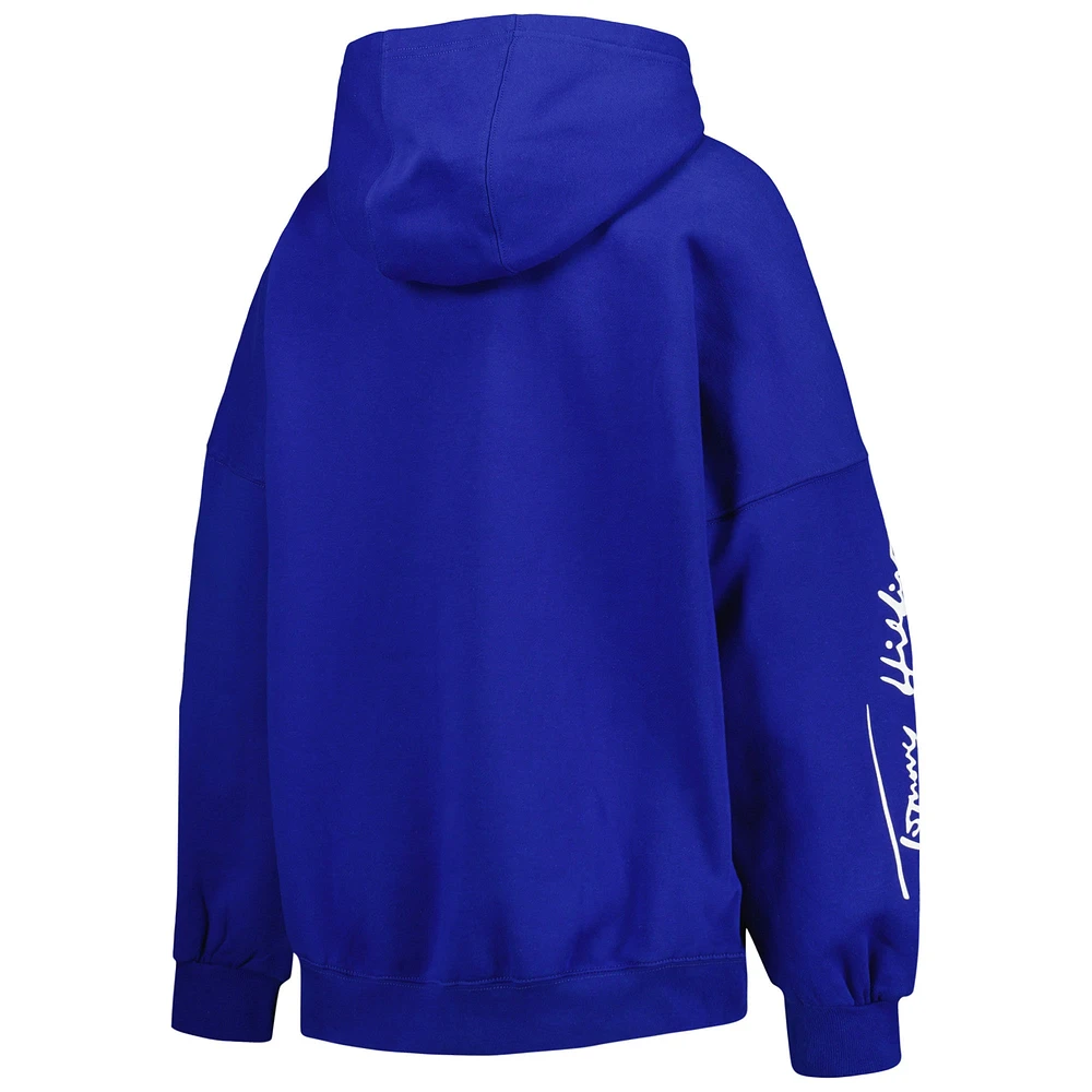 Sweat à capuche Tommy Hilfiger Royal Los Angeles Rams Becca pour femme