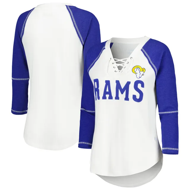 Lids Los Angeles Rams Touch Women's Rebel Raglan Three-Quarter