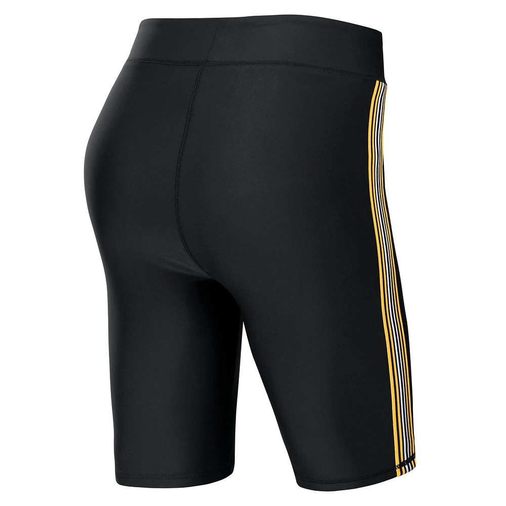 Women's WEAR by Erin Andrews Black Los Angeles Rams Biker Shorts