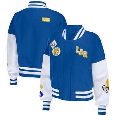 Men's Pro Standard Royal/White Los Angeles Rams Logo Varsity Full