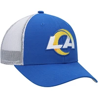 Youth '47 Royal/White Los Angeles Rams Adjustable Trucker Hat