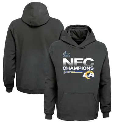 Lids Los Angeles Rams Youth Fan Flare Pullover Hoodie & Pants Set -  Royal/Heathered Gray