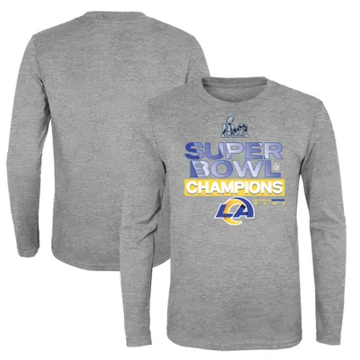 LOS ANGELES RAMS MEN'S SUPER BOWL LVI CHAMPIONS LONGSLEEVE PRINTED