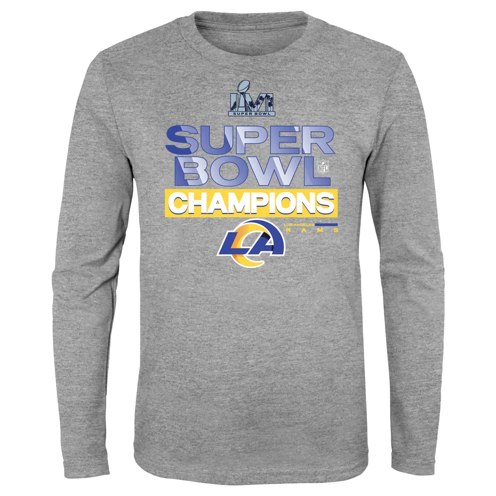 Los Angeles Rams Fanatics Branded Super Bowl LVI Champions Schedule T-Shirt  - Black