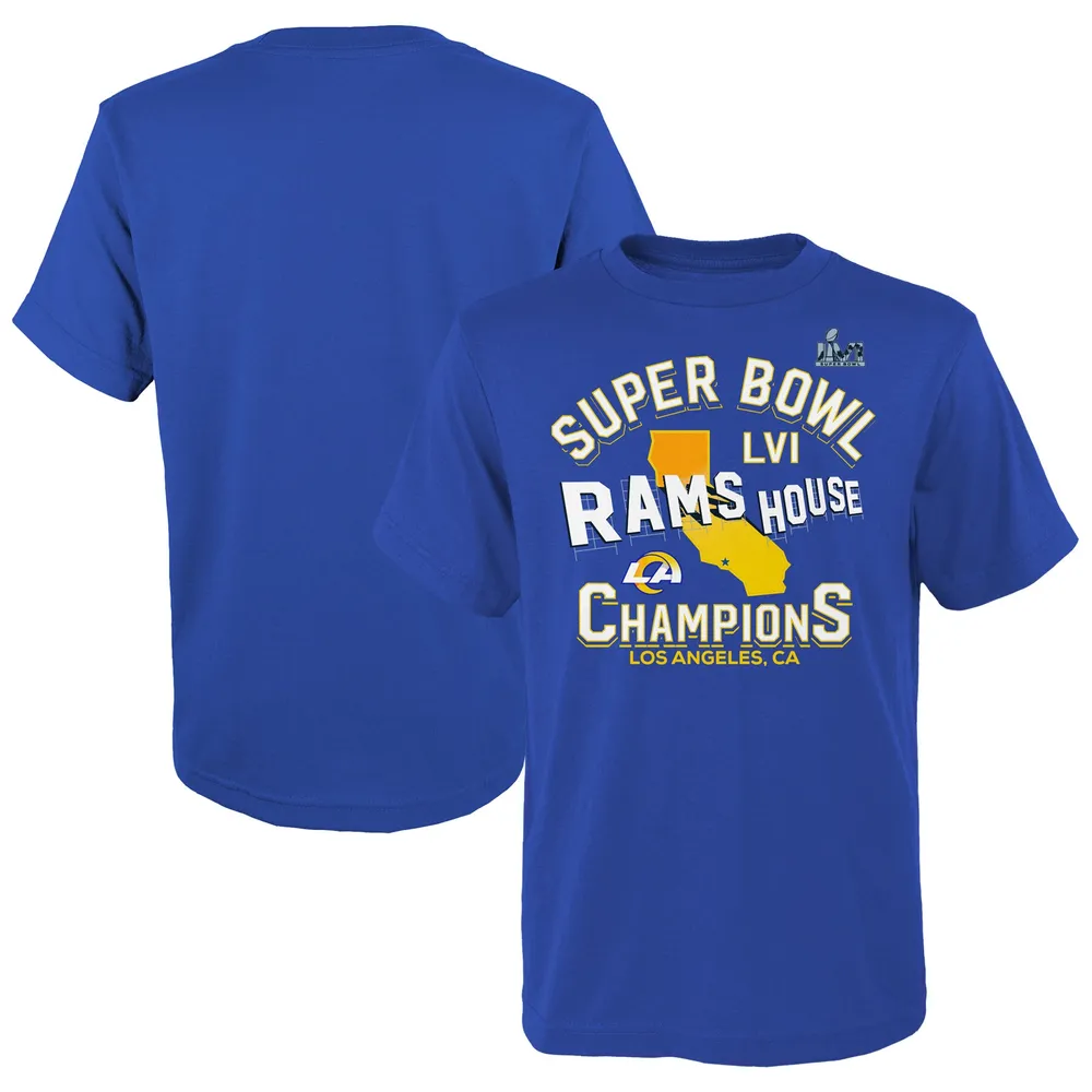 Lids Los Angeles Rams Fanatics Branded Youth Super Bowl LVI Champions Game  Plan Hometown T-Shirt - Heathered Gray