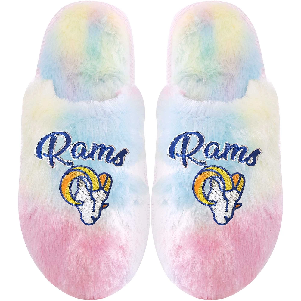 Chaussons FOCO Los Angeles Rams Rainbow Script pour jeune