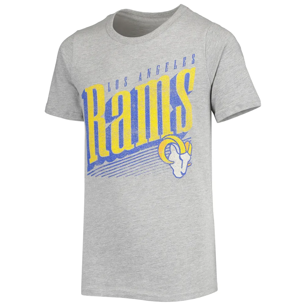 Outerstuff Youth Heathered Gray Los Angeles Rams Winning Streak T-Shirt