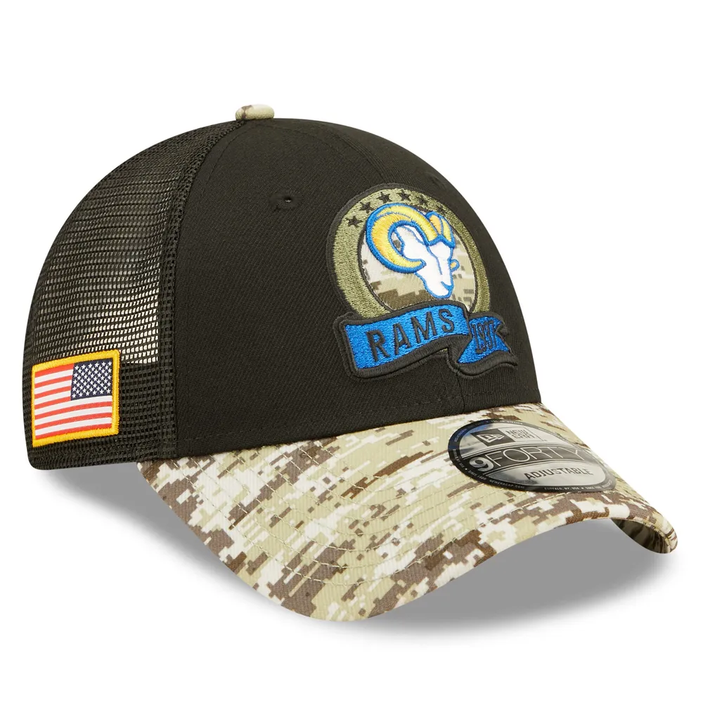 Officially Licensed NFL 47 Brand Men's Camo Hat - Rams