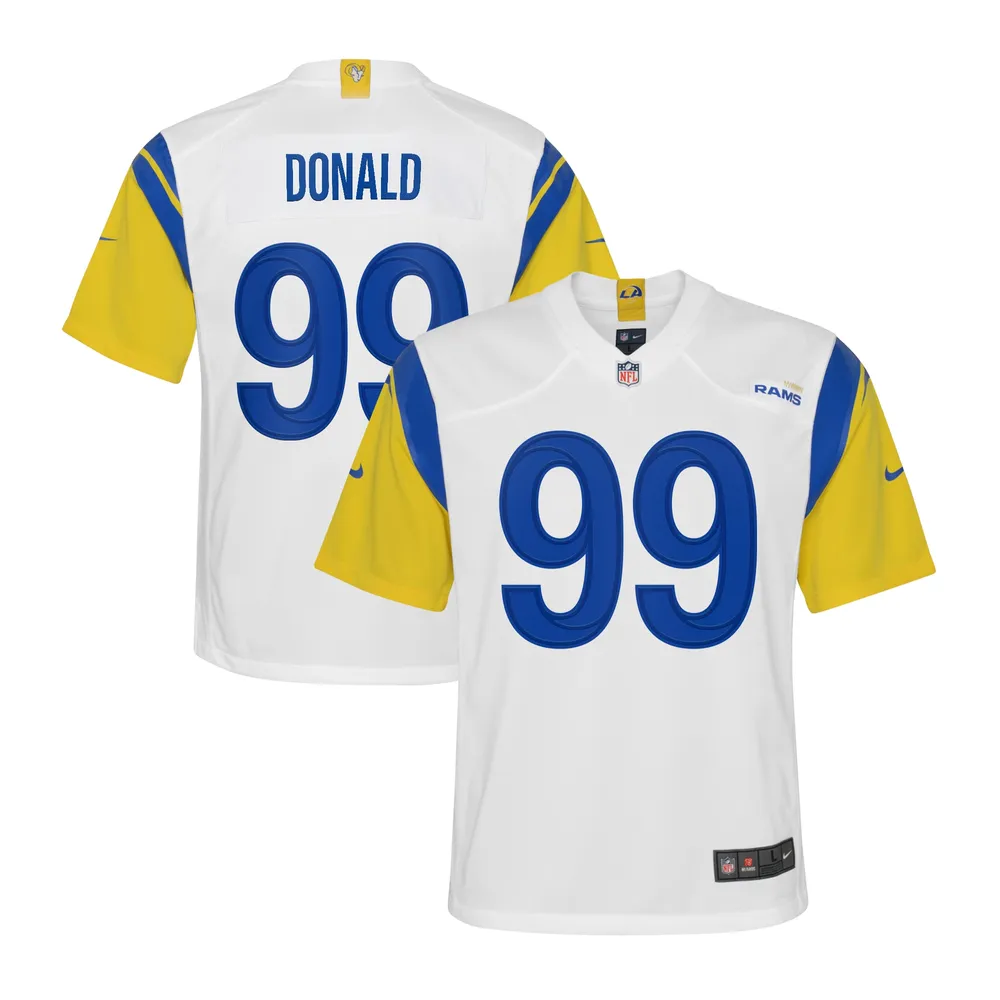 Men's Nike White Aaron Donald Los Angeles Rams Alternate Vapor Limited Jersey Size: Small