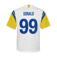 Men's Nike White Aaron Donald Los Angeles Rams Alternate Game