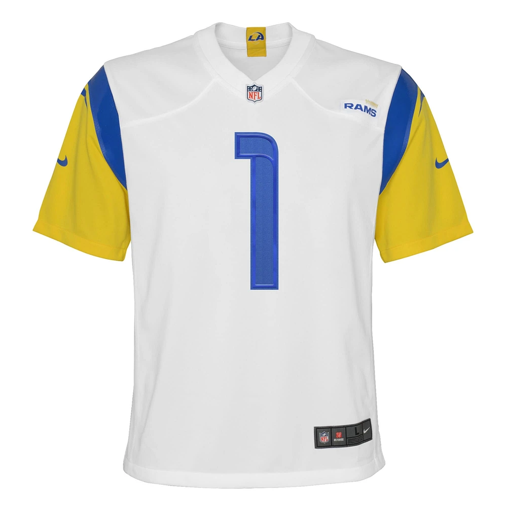 Maillot de match Nike Allen Robinson blanc des Rams Los Angeles pour jeune