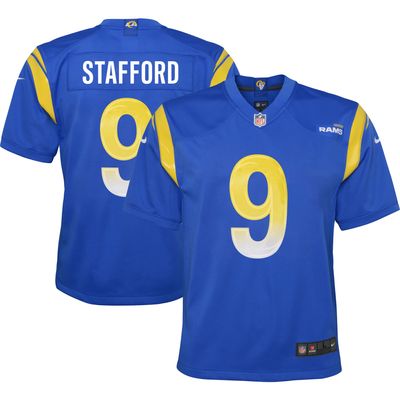 Youth Nike Matthew Stafford Royal Los Angeles Rams Game - Jersey