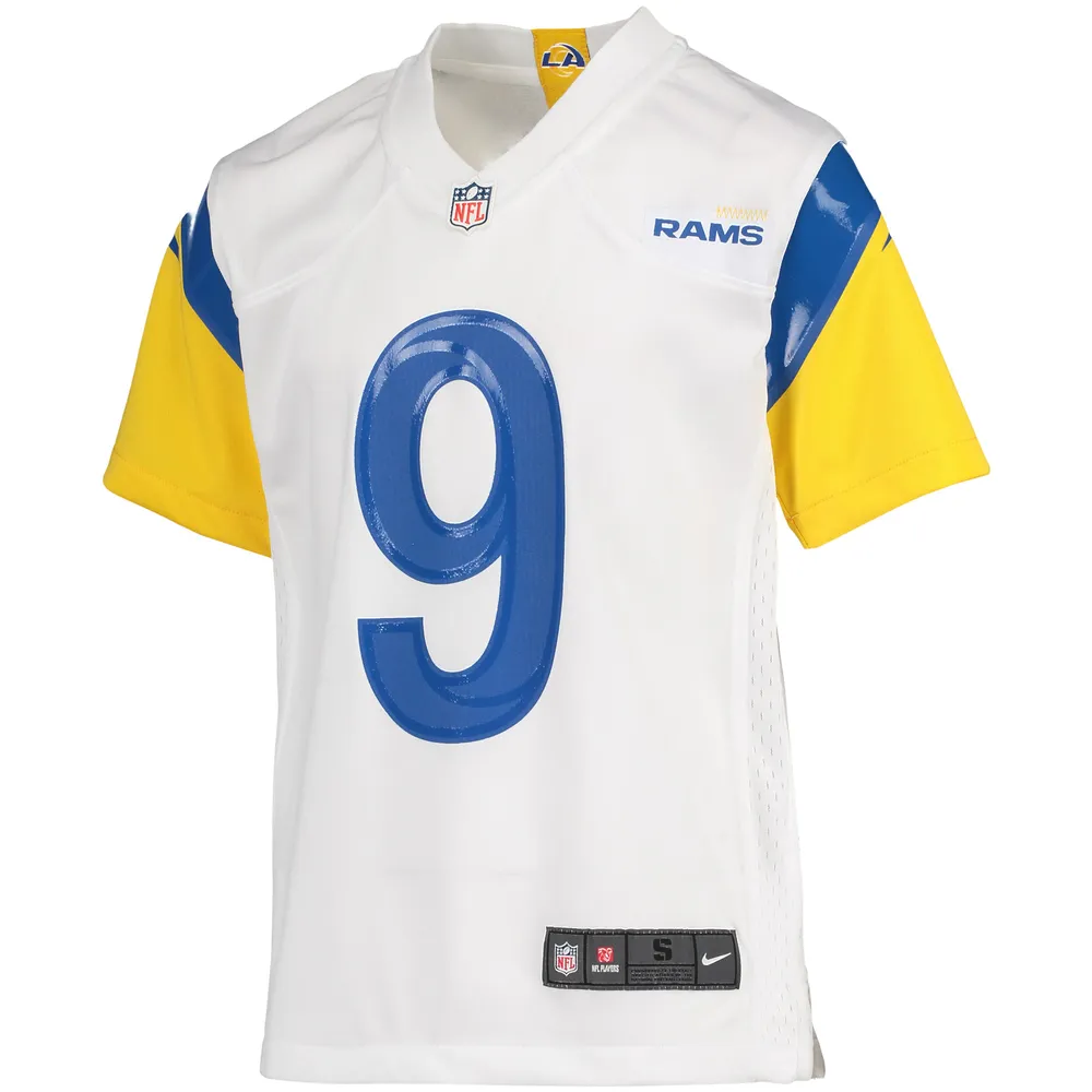 Maillot de match Nike Matthew Stafford pour jeunes des Rams Los Angeles, blanc