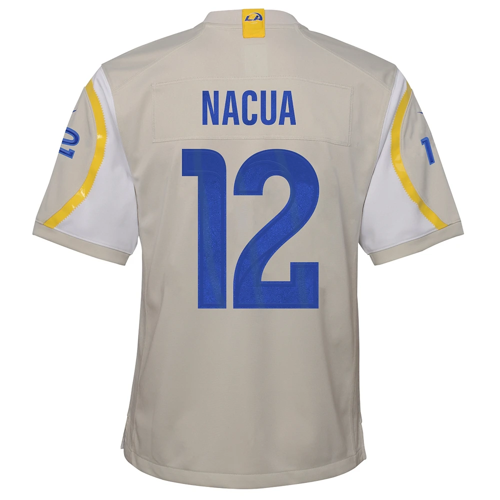 Youth Nike Puka Nacua Cream Los Angeles Rams Alternate Game Jersey
