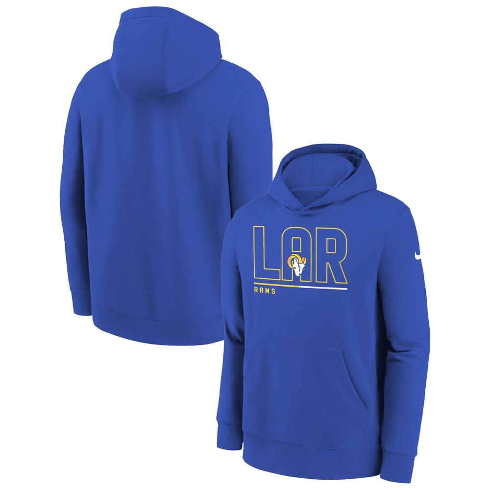 Los Angeles Rams Neutral Colour Logo Crew Sweatshirt - Mens - Big