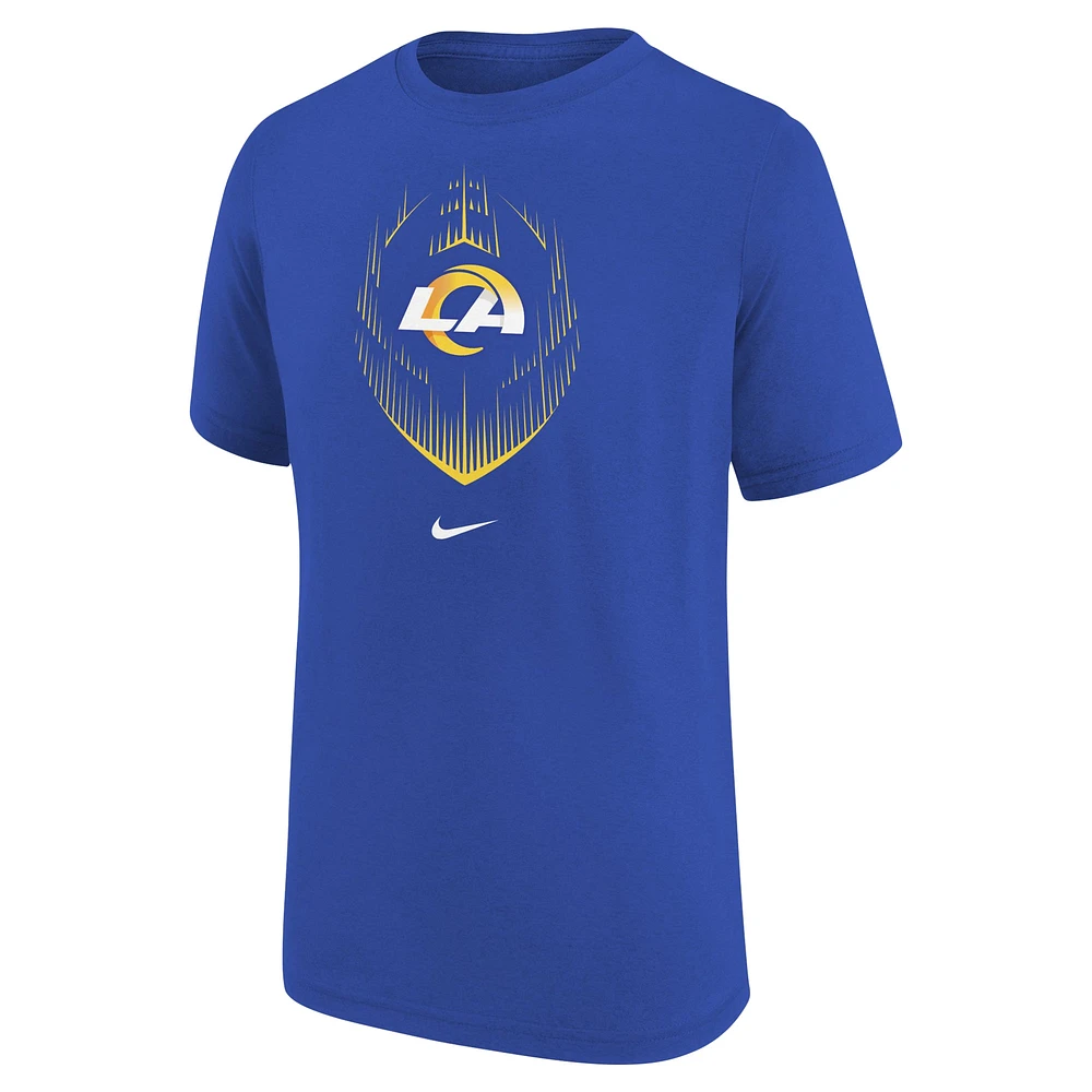 T-shirt Nike Royal Los Angeles Rams Legend Icon pour jeunes