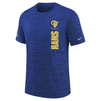 Youth Nike Royal Los Angeles Rams Sideline Velocity Performance T-Shirt