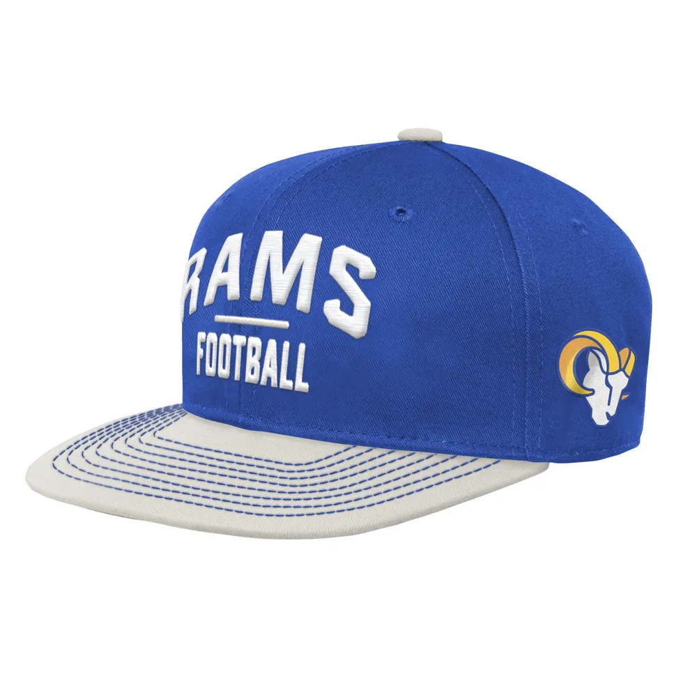 Lids Los Angeles Rams Youth Lock Up Snapback Hat - Royal