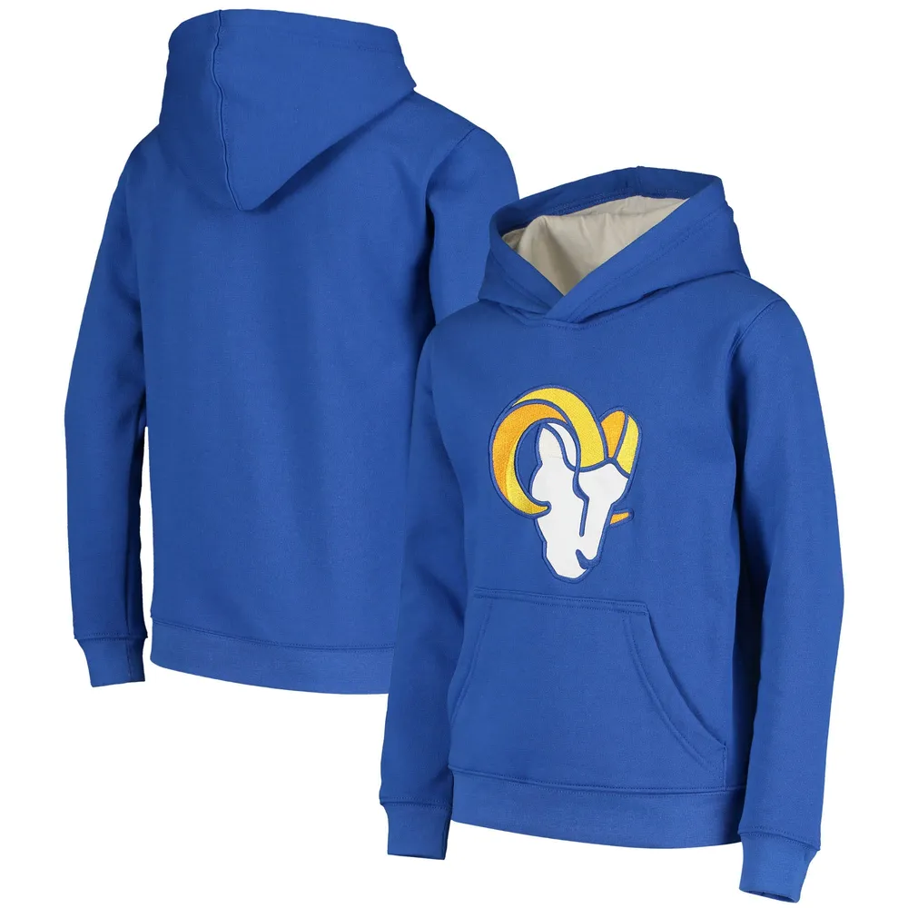 Men's Royal Los Angeles Rams Big & Tall Logo Pullover Hoodie