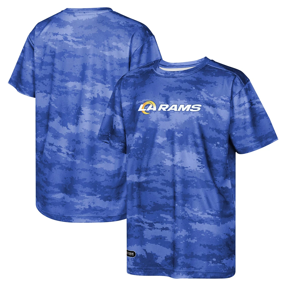 T-shirt de mêlée pour jeunes Royal Los Angeles Rams