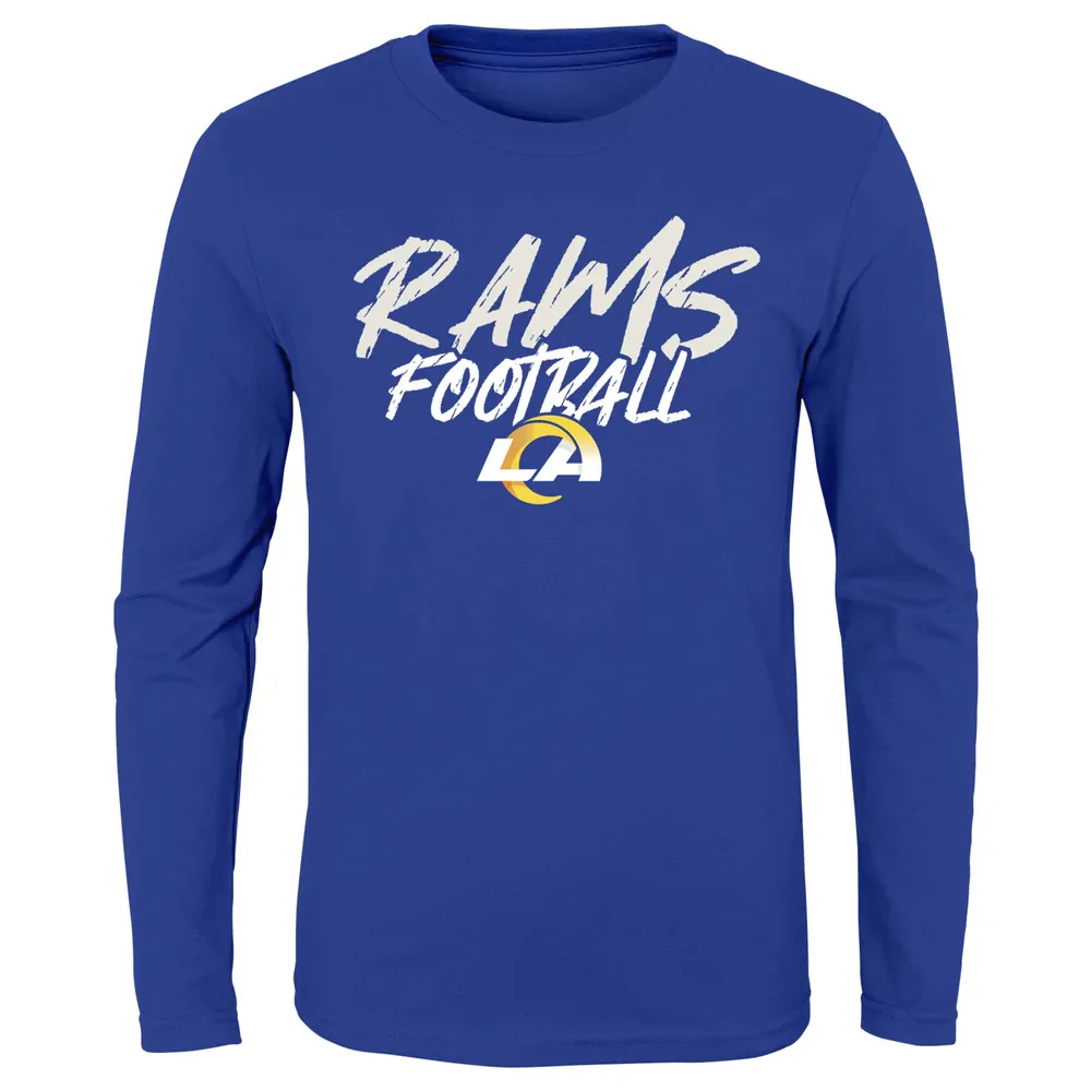 Lids Los Angeles Rams Youth Wildcat Long Sleeve T-Shirt - Royal