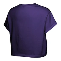 Girls Youth  Purple Los Angeles Sparks City Pennant Cropped T-Shirt