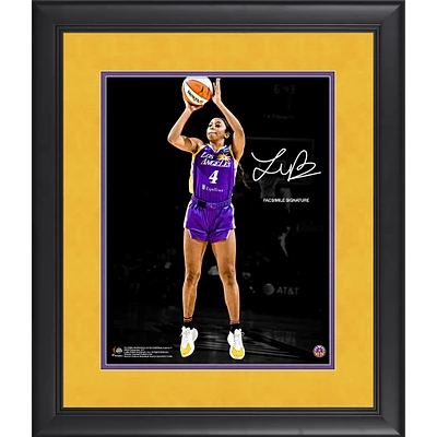 Lexie Brown Los Angeles Sparks Facsimile Signature Framed 11" x 14" Spotlight Photograph