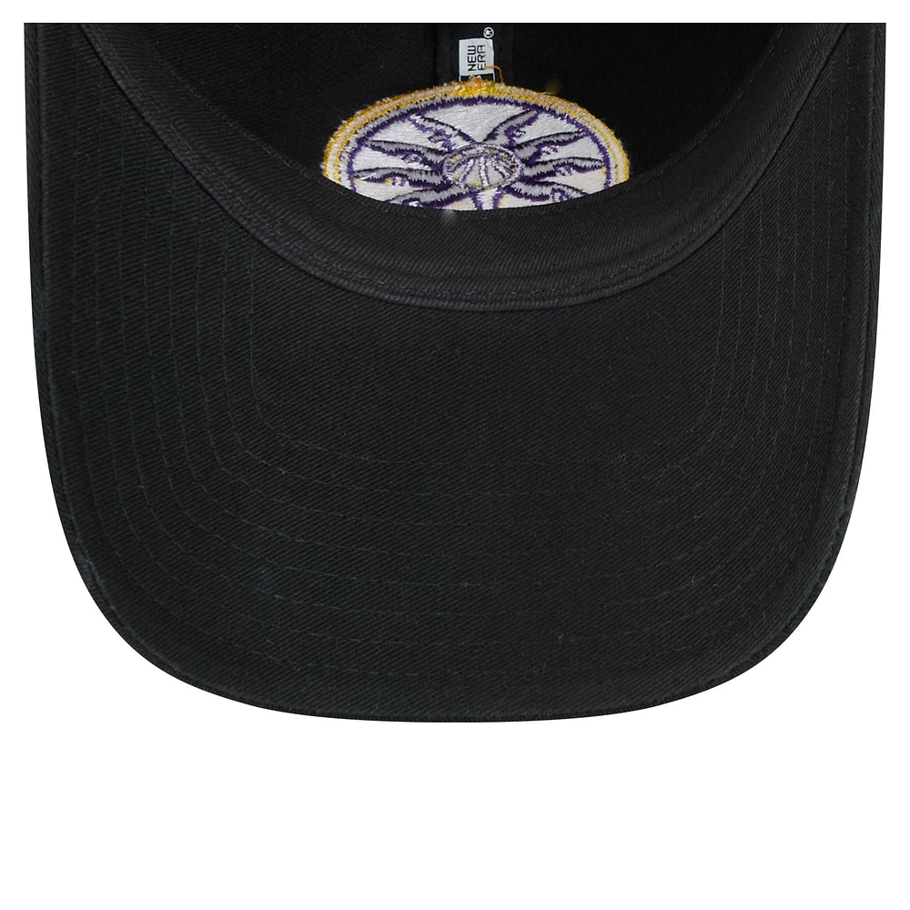 Men's Cameron Brink Black Los Angeles Sparks Name & Number Sidepatch 9TWENTY Adjustable Hat