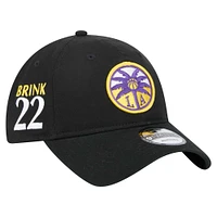 Men's Cameron Brink Black Los Angeles Sparks Name & Number Sidepatch 9TWENTY Adjustable Hat