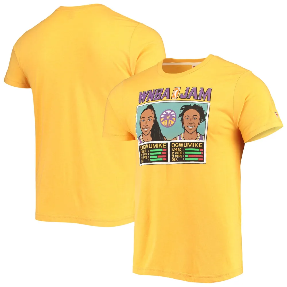 Lids Ogwumike & Los Angeles Sparks Homage Jam T-Shirt - Gold
