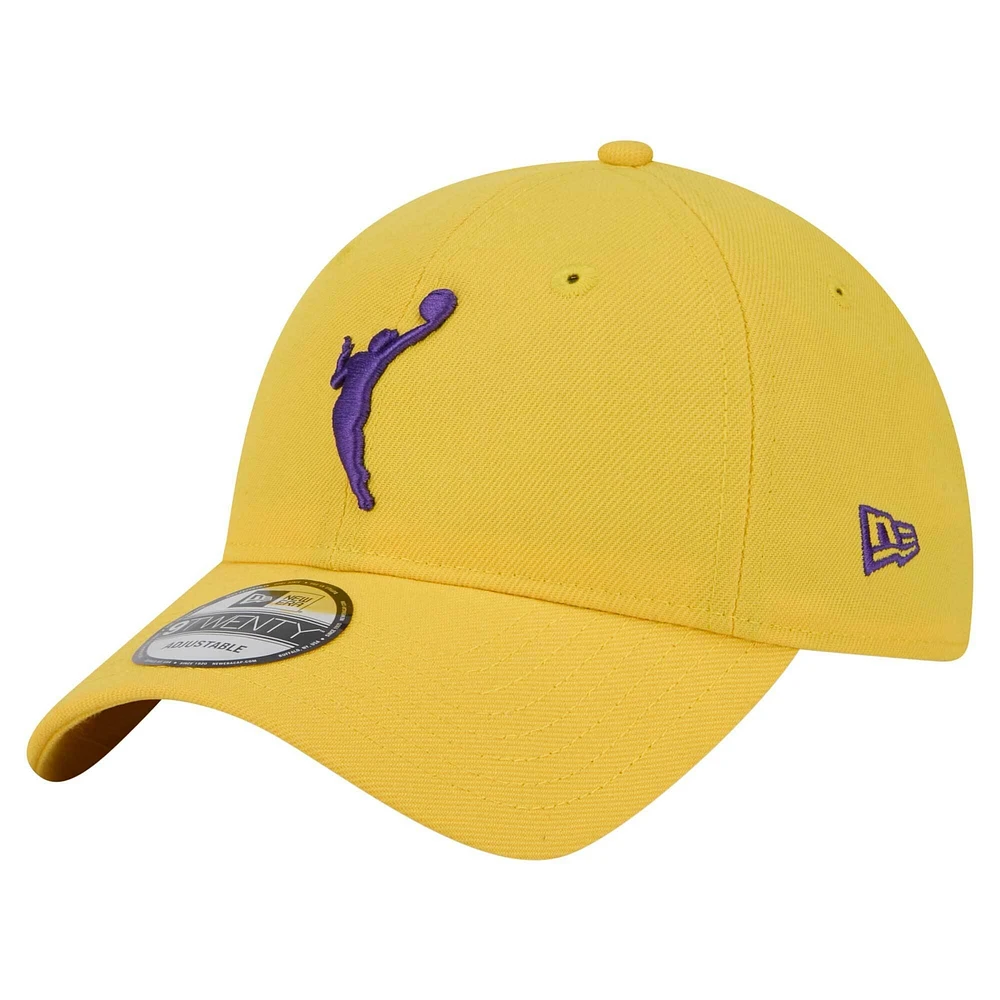 Casquette ajustable New Era Gold Los Angeles Sparks 9TWENTY pour homme