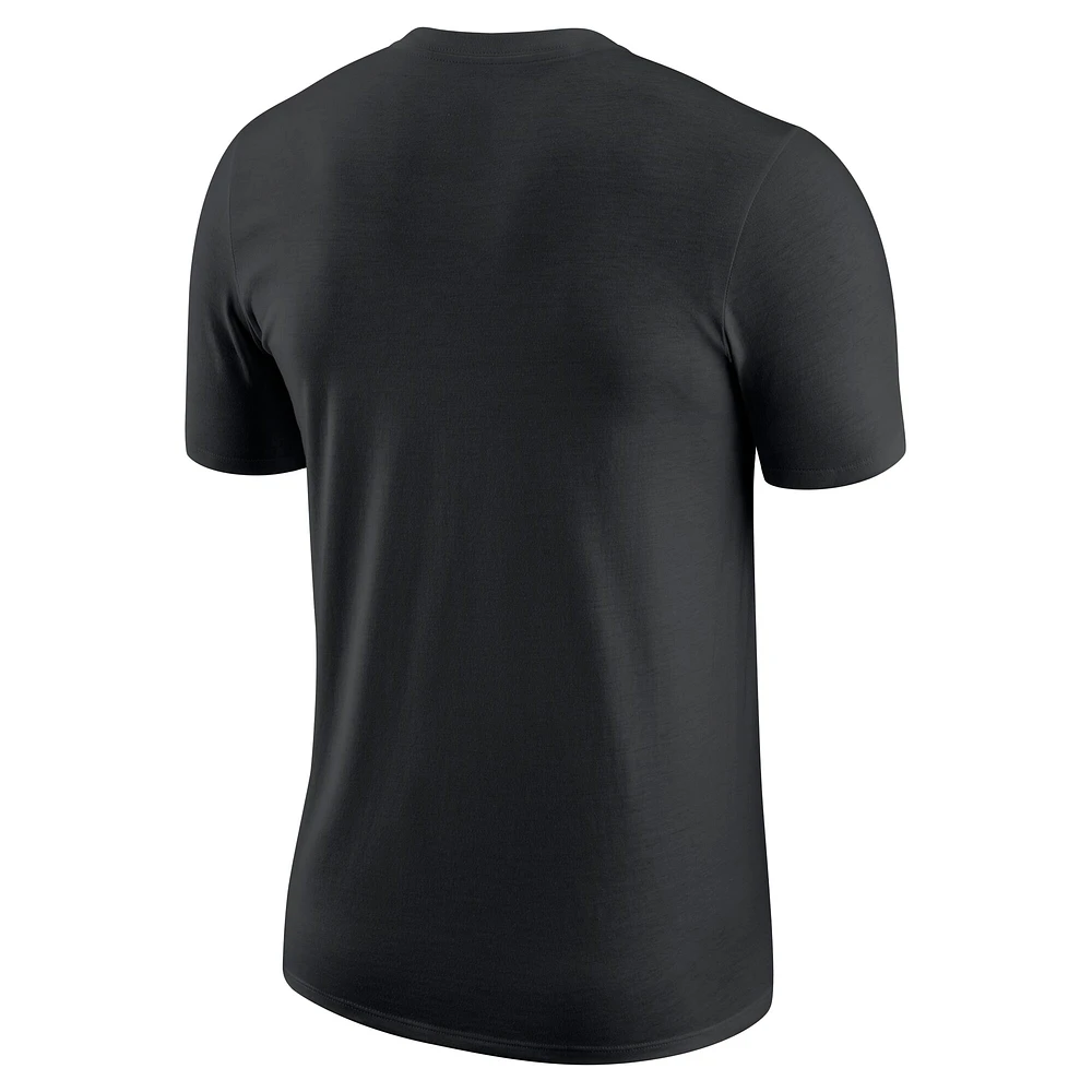 Men's Nike  Black Los Angeles Sparks On-Court Legend Essential Practice Performance T-Shirt