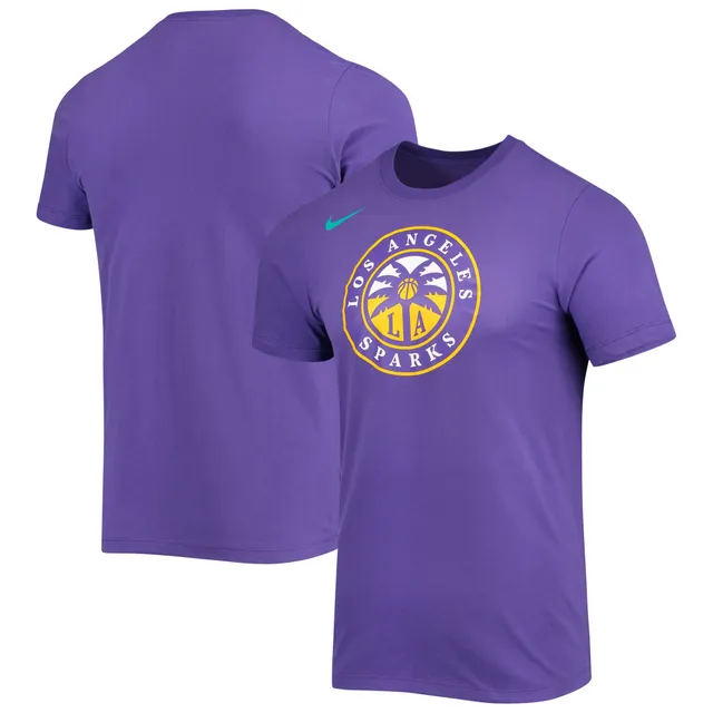 Women's Nike Purple Los Angeles Lakers 2022/23 City Edition Essential V-Neck T-Shirt Size: Small