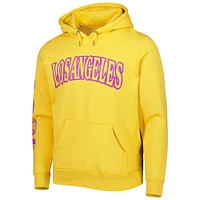 Playa Society Gold Los Angeles Sparks Legacy Logo Sweat à capuche épais