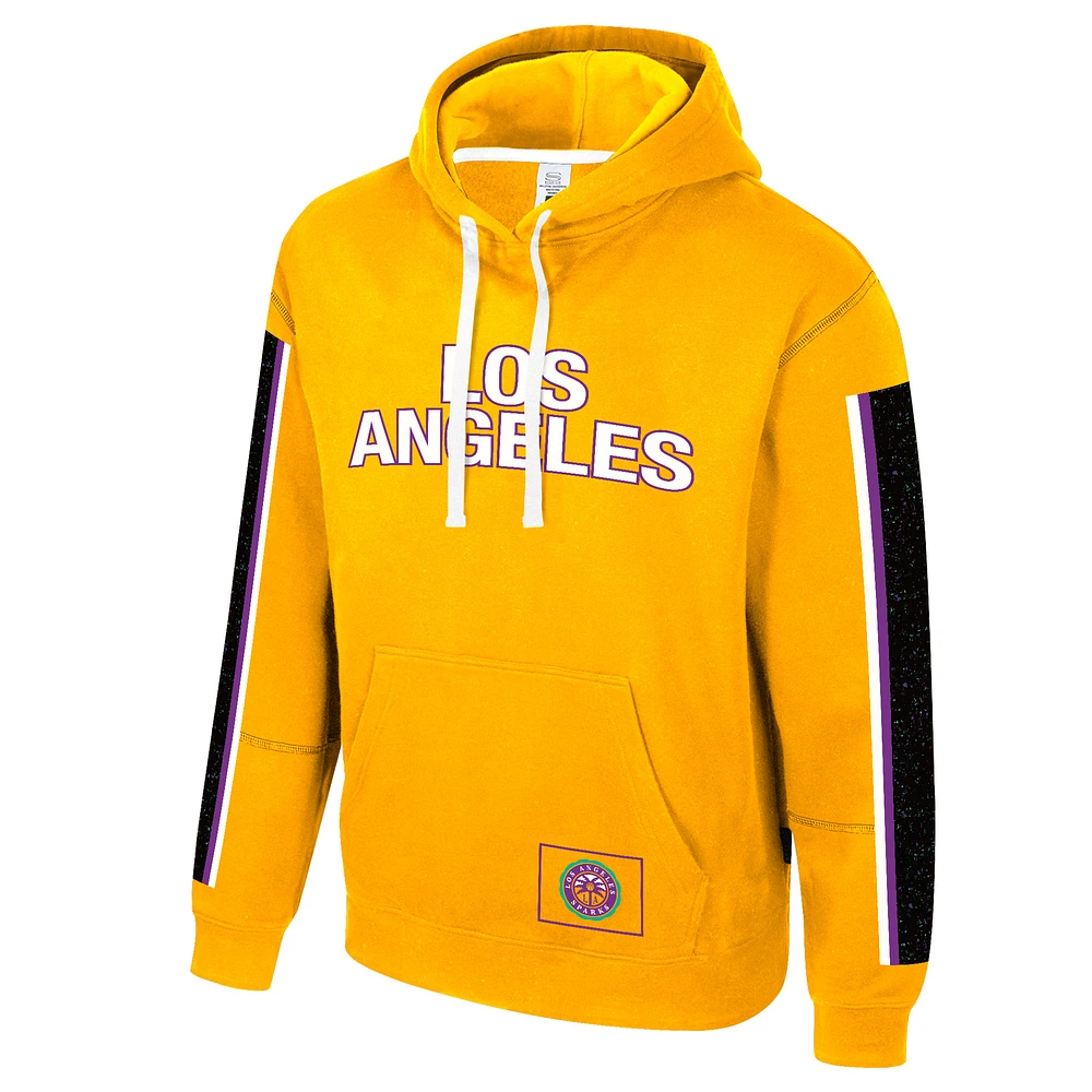 Unisex Stadium Essentials  Gold Los Angeles Sparks City Star Rebel Edition Pullover Hoodie