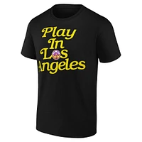 T-shirt unisexe noir Los Angeles Sparks Play