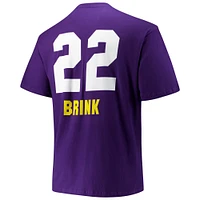 Unisex Fanatics Cameron Brink Purple Los Angeles Sparks Big & Tall Name Number T-Shirt