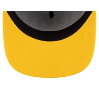 Unisex New Era Black/Gold Los Angeles Sparks 2025 WNBA Draft A-Frame 9FIFTY Snapback Hat