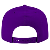 Casquette snapback unisexe New Era violette avec logo Los Angeles Sparks 9FIFTY