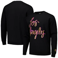 Sweat-shirt unisexe round21 noir Los Angeles Sparks City Pullover Crew