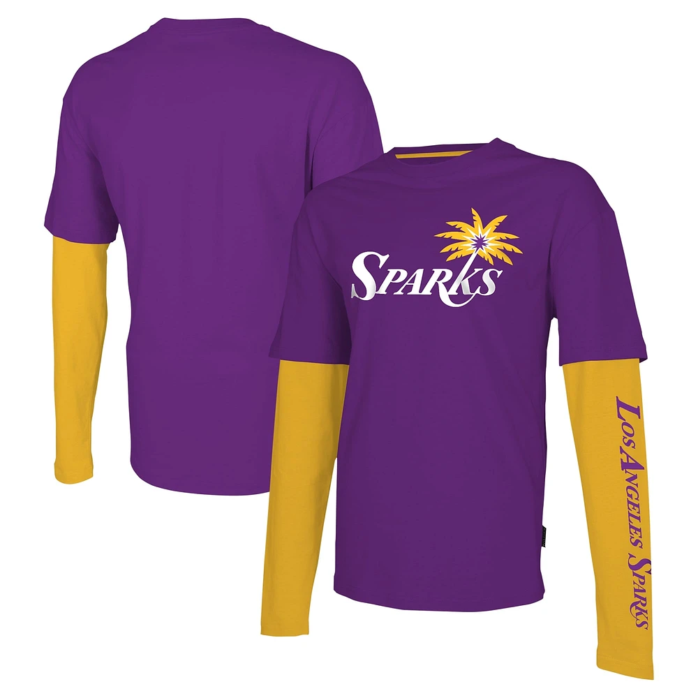 Unisex Stadium Essentials Purple Los Angeles Sparks Spectator Long Sleeve T-Shirt