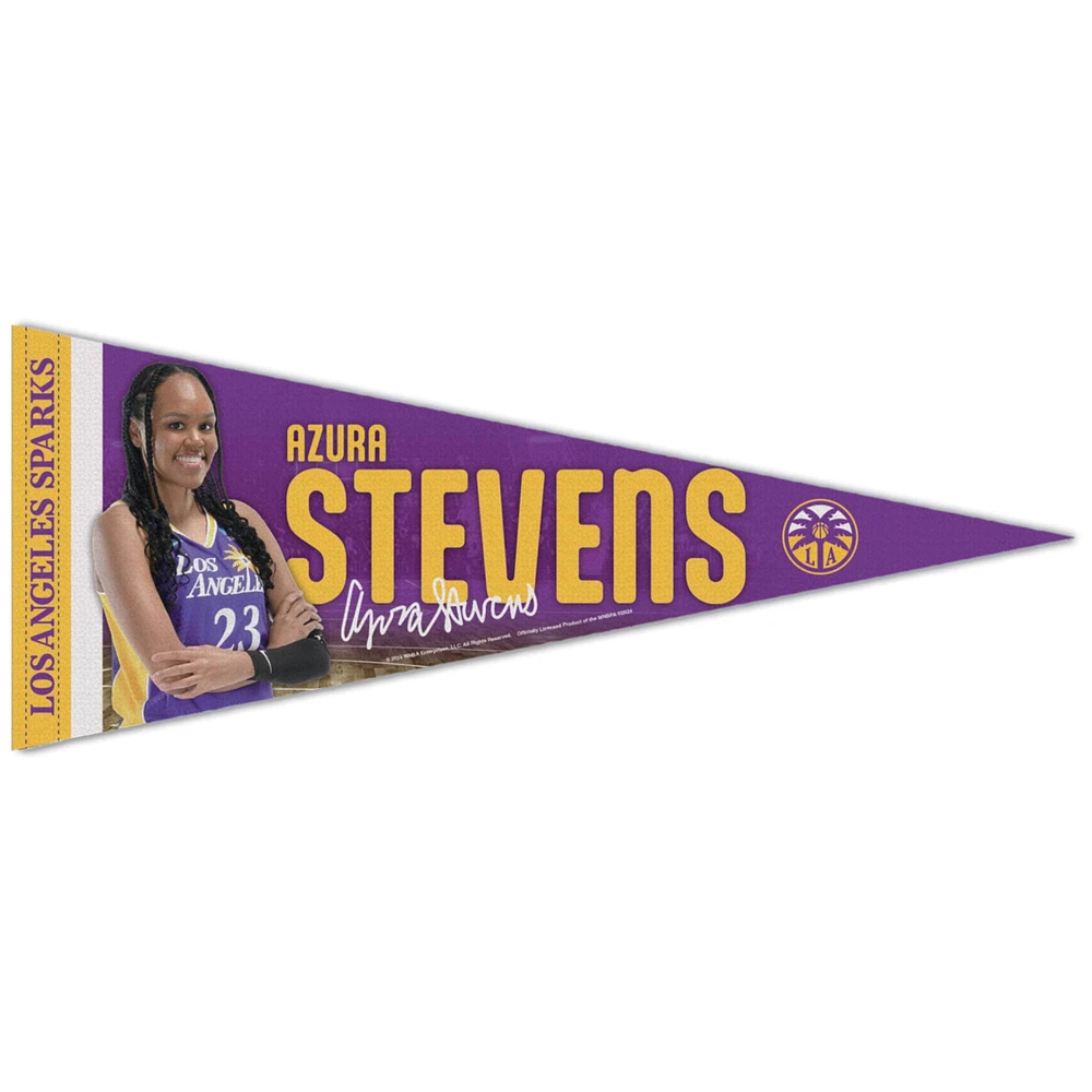 WinCraft Azura Stevens Los Angeles Sparks 12" x 30" Premium Pennant